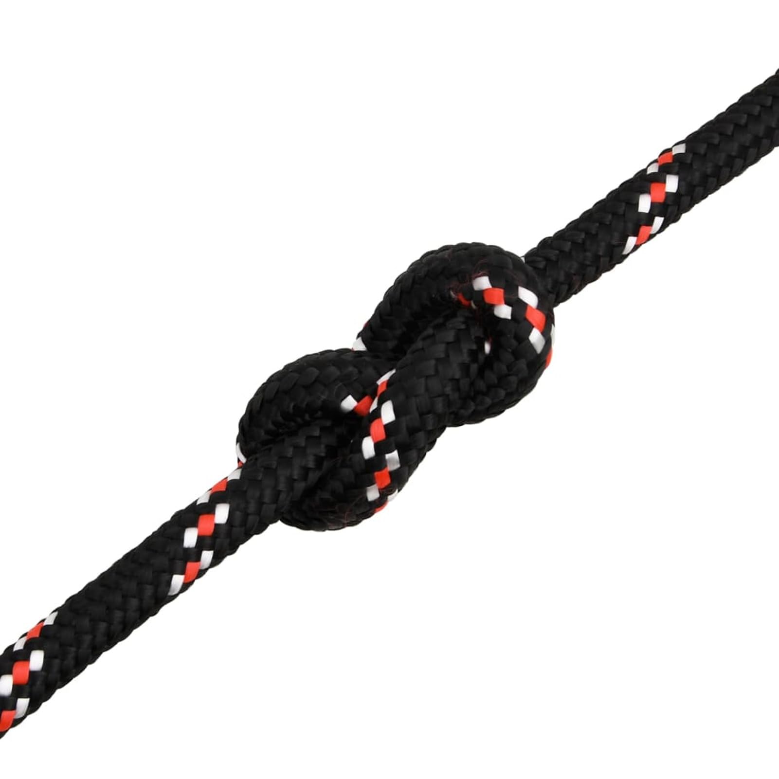 Cuerda de Barco Polipropileno Negra 16 mm 100 m, ShGaxin Roll Drap, Cuerda Marina, Cuerda Tendedero, Cuerda Toldo Exterior, Cuerda De Lona, Cuerda Barco Nautica