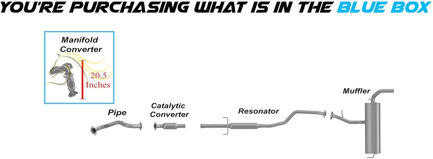Exhaust Manifold Compatible for 2004-2005 Toyota RAV4 2.4L | EPA-Approved | Stainless Steel | Northeastern Exhaust | Free Gasket Included | Direct-Fit Replacement