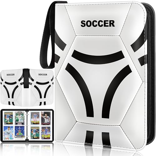 Lalasu Soccer Trading Card Binder 440 Pockets for Card Collectors