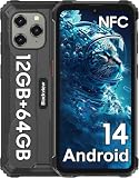 Blackview BV5300Pro Rugged Smartphone Android 14 Telefono Indistruttibile, 6580mAh, 12GB+64GB/1TB Espandibile, Cellulare Impermeabile IP68/IP69K HD+ 6,088", 13MP+8MP, NFC/Face ID/OTG/GPS/3 SIM Slots