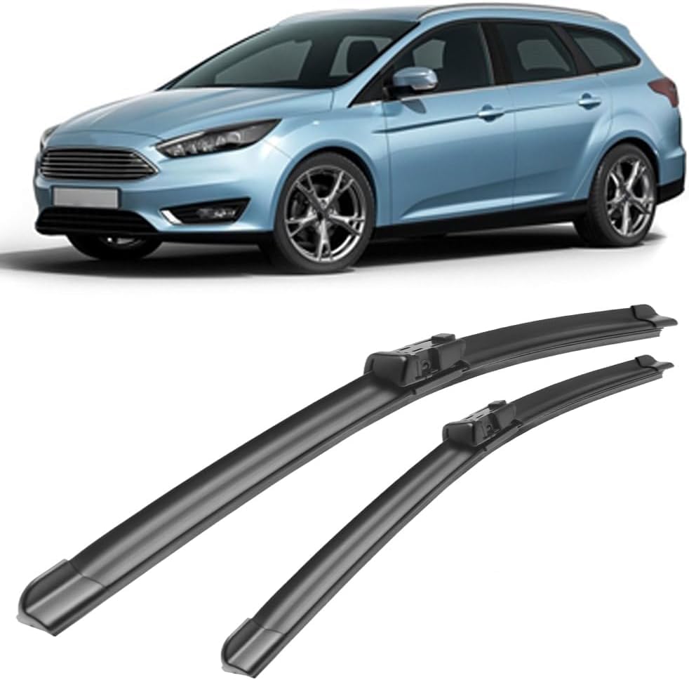 Balai d'essuie-glace silencieux pour Ford Focus Wagon 2012-2018 lame avant résistante aux intempéries