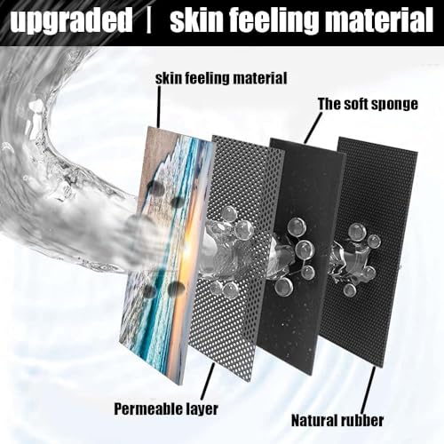 Image of Wazdorf 3D Bathroom Mat - Non Slip Water Absorbent Bathroom Mat Bathroom Easy Care Shower Rugs, Perfect for Home Office & Kitchen, Bathroom