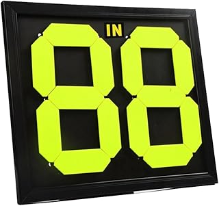 Erhai Black Football Substitution Card Substitution Card for Competition Practice Double-Sided Display 2-Digit Substitution Card