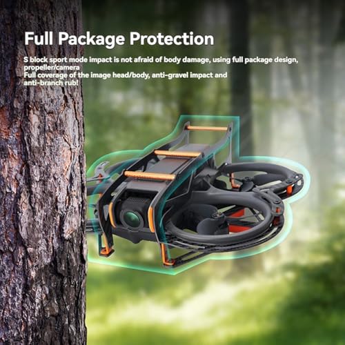 Image of Carbon Fiber Crash Armor Protective Frame for DJI Avata 2, Anti-collision Bumper Protection Guard Compatible with DJI Avata2 Drone Accessories