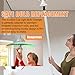 ZLY Suction Cup Light Bulb Changer for High Ceilings and Recessed Lights, Suction Cup Flat Light Bulb Remover Tool Compatible with Standard Threaded Extension Pole (Pole Not Included)