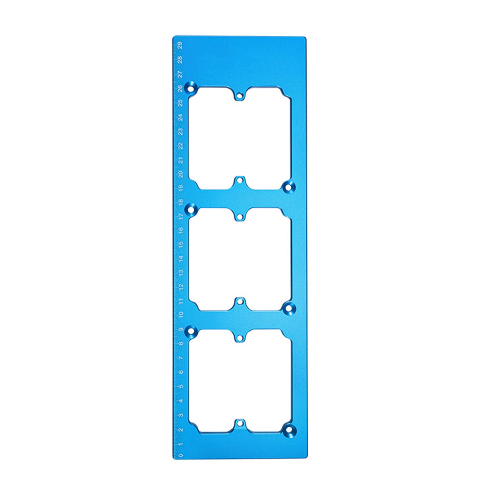 NVOQILIN Professional 86 Box Electrical Outlet Template Heavy Duty Socket Template Tool Ensures Accurate Hole Alignment for Home Aluminum Outlet Installation Fixture
