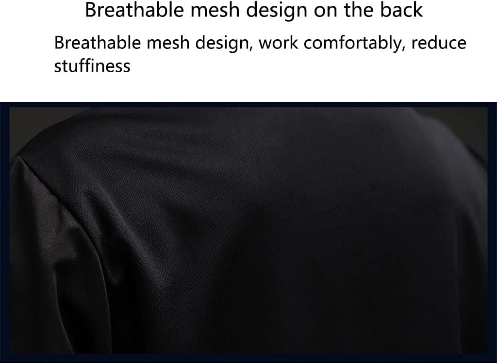 Cool with Breathable Mesh Chef Jacket Unisex Double Breasted Kitchen Classic