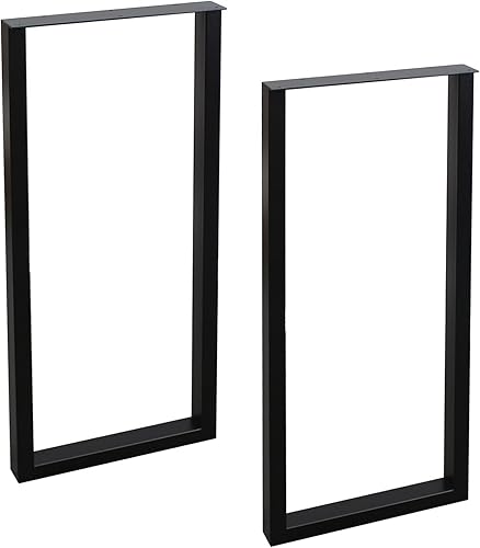 MBQQ Patas de muebles de 35 pulgadas de alto y 15 pulgadas de ancho, patas de mesa de metal resistente, patas de mesa de comedor, modernas