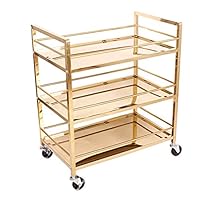 バーカート、ゴールド、サービングカートキッチン、ダイニングルーム Amazon.co.jp: バーカート、ゴールド、サービングカート、キッチン
