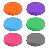 6 Pack Silicone Soda Can Lids Silicone Cans Covers for Beverage Soda Drink Reusable Beer Can Cover Lid Can Saver for Coke Juice Can Stopper Protector Fits Standard Cans (6 Colors)