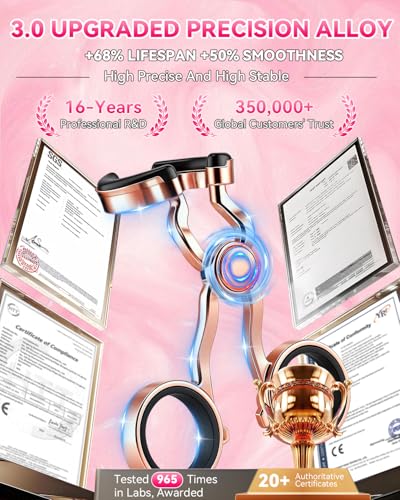 Image of Ultrasonic Contact Lens Cleaner and Contact Lens Applicator Tool Kit (Pink+Rose Gold)