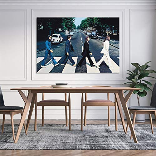 tongton The Beatles – Impression sur toile polychromatique et décoration murale pour chambre de famille moderne 50 x 75… - Les Beatles, Paul McCartney, John Lennon, RIngo Starr, George Harrison tongton The Beatles – Impression sur toile polychromatique et décoration murale pour chambre de famille moderne 50 x 75… – Image 5