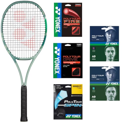 Yonex Percept 97H Tennis Racquet (Olive Green) - Strung with Your Choice of 125-Gauge String