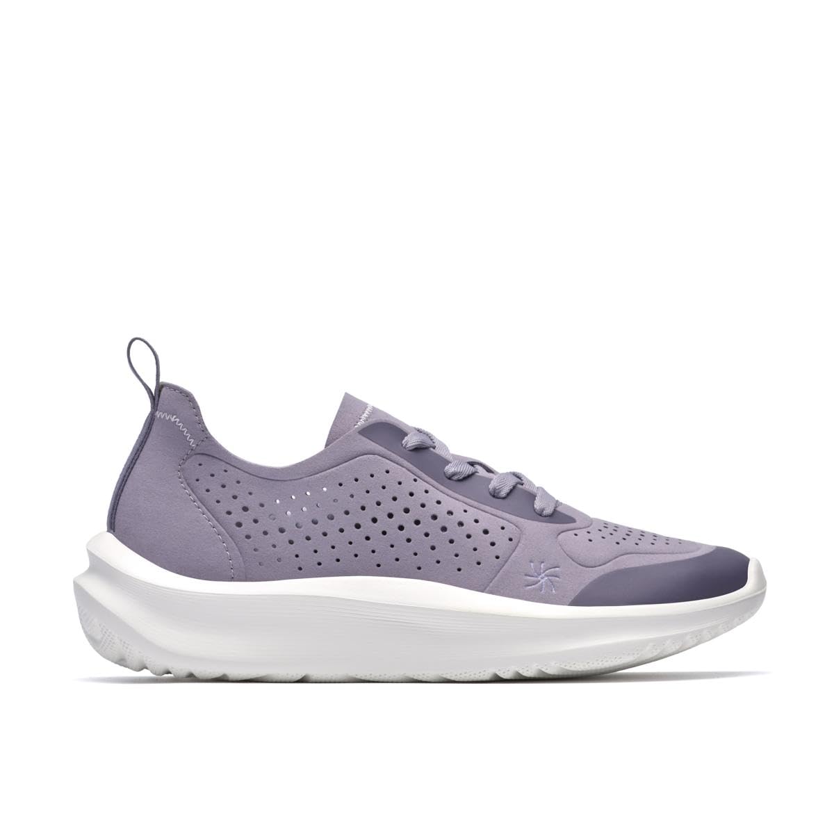 Clarks (Purple, Uk 5.5) Ladies Cloudsteppers Platform Trainers - Solevana Tie