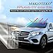 MAKIOTEKO Window Tint Car Film, 80% VLT Car Window Tint Film for Auto Sun Shade Sun Blocking Car Window Film Heat & UV Block Nano Ceramic Window Tint Car,35.4in x 10ft(Customized Size)