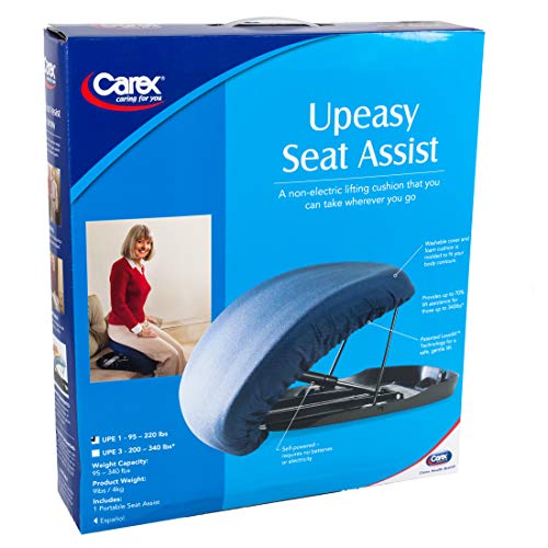 Carex Upeasy Seat Assist Plus - Chair Lift And Sofa Stand Assist - Portable Lifting Seat For Persons 200 Pounds to 340 Pounds, Provides 70% Assistance 4 Carex Upeasy Seat Assist Plus - Chair Lift And Sofa Stand Assist - Portable Lifting Seat For Persons 200 Pounds to 340 Pounds, Provides 70% Assistance - Image 5