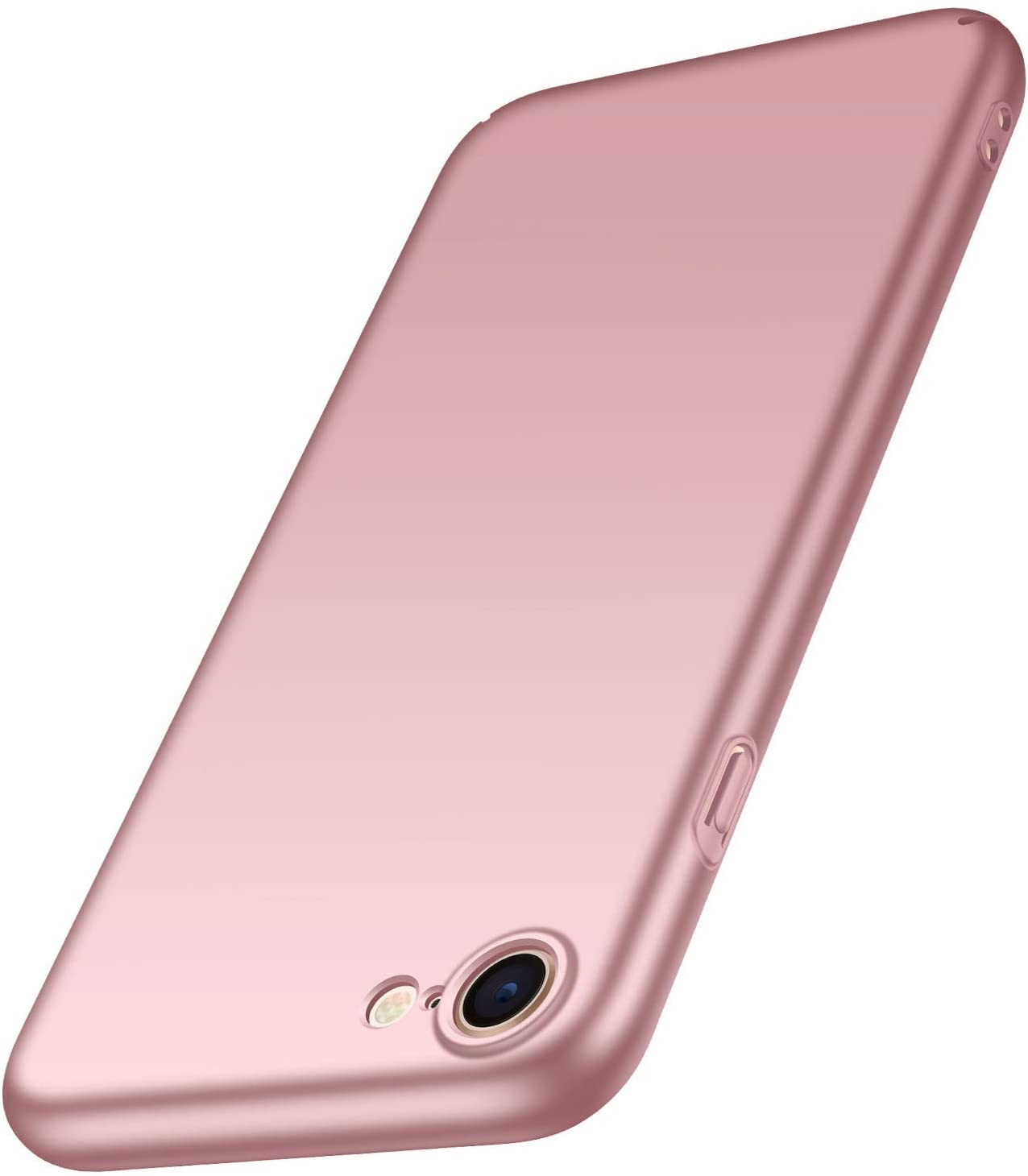 Ahonest Case for iPhone 7 Thin Protective Phone Case iPhone 7 [Protect from Shock/Scratch/Slip/Fingerprint] [Matte Finish] Minimalist PC Hard Cover for iPhone 7, Pink