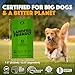 Doggy Do Good Landfill-Friendly Poop Bags | Dog Waste Bags Made with 50% Recycled Plastic + 15% Biobased Material | Unscented, Thick, Leak-Proof, Easy Open | Standard Size | 360 Count Bulk Box