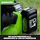 Greenworks 24V Akkus & Doppellader Ladegerät - Zwei 4Ah Batterien, wiederaufladbarer Akku für alle Greenworks 24V Geräte, 48W Output 4A Spannung lädt eine einzelne Batterie in 60 Min - G24B4 & G24X2C