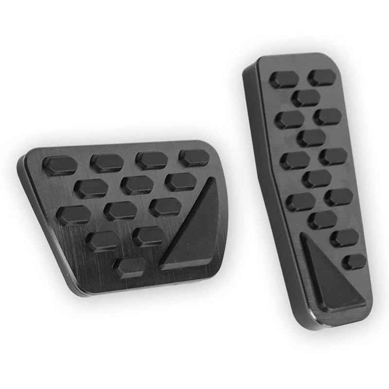 Kit de capas para pedais LEXLEY em alumínio preto para Jeep Wrangler JL/JLU 2018–2026 e Gladiator JT 2020–2026, 2 peças