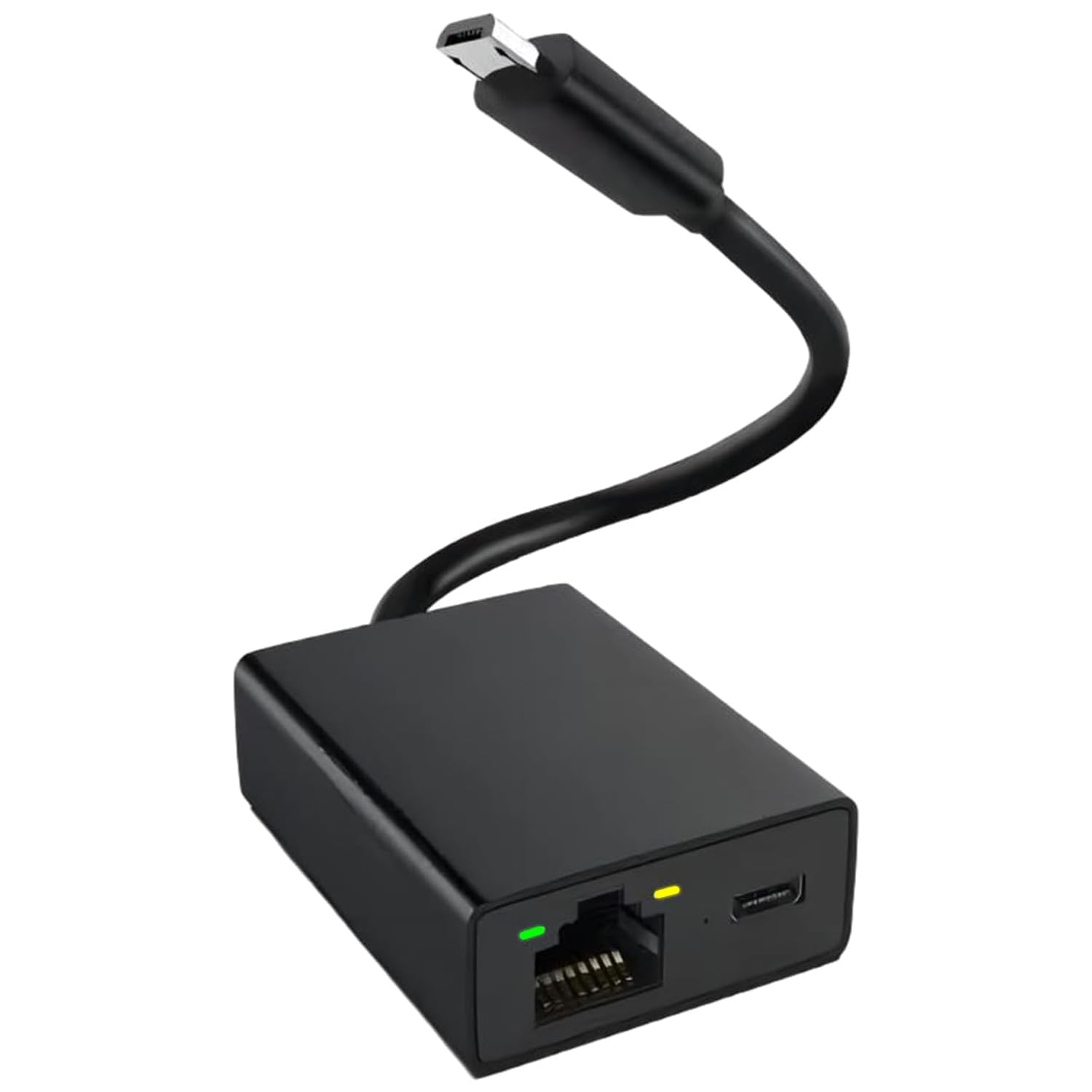 Ethernet Adapter for Fire TV Stick,Micro USB to RJ45 Ethernet Network Adapter,High Speed Internet Optimizer up to 100 Mbps for 4K Fire Stick,Chromecast,Google Home Mini and More Streaming TV Sticks