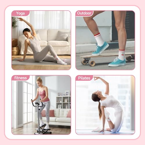 Image of Pilates Grip Yoga Socks for Women Cute Non Slip Socks