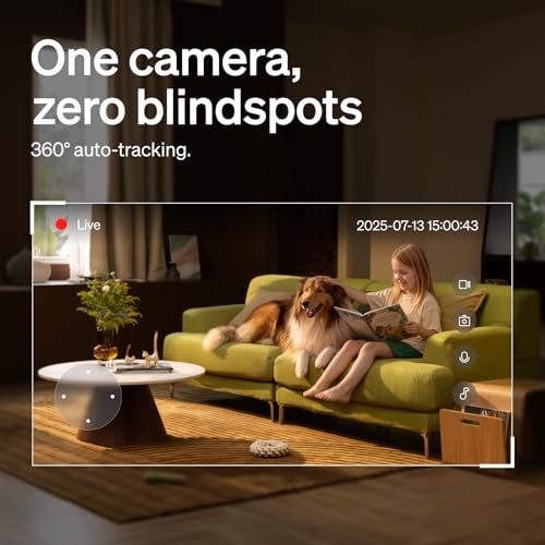 Image of PETLIBRO 90-Day AI Trial Pet Camera Indoor with Phone App, 360 Pan Tilt Dog Camera&Cat Cameras, Indoor Camera WiFi Camera with AI Detection&Recognition, Home Cameras Indoor, Night Vision, 2-Way Audio