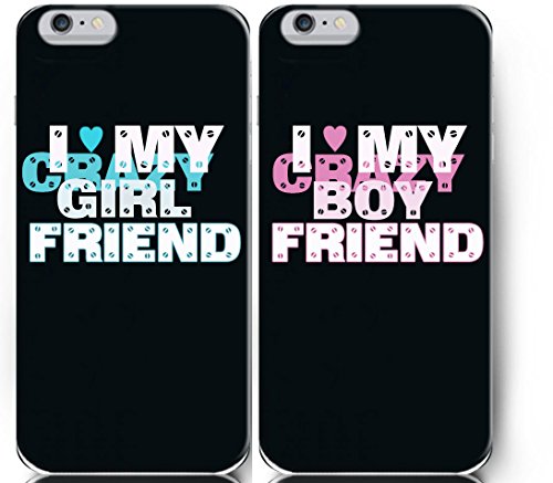 Cute Heart I Love My Crazy Boyfriend and Girlfriend Couples