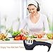 Knife Sharpener, Kitchen Knife Sharpener with 3 Stage Diamond Coated, Non Electric, Manual, the Best Gift Ideas for Women and Men, Assist for Bread Knife Pocket Knife Serrated Knife Stainless Steel