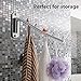 MulYeeh Folding Wall Mounted Clothes Hanger Rack Coat Hanger Stainless Steel Clothes Hook with Swing Arm for Bedroom Bathroom