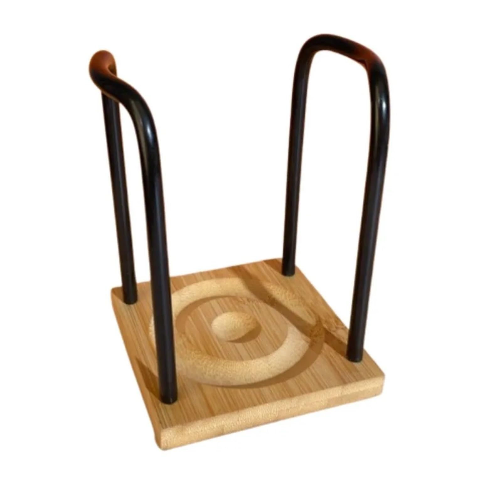 Ikfgtjre 1 Bottom Black Paper Cup Holder Cup Holder Wooden Bottom With Longer Stick Storage Rack Multifunctional Dispenser For The Kitchen(1 Bottom Black)