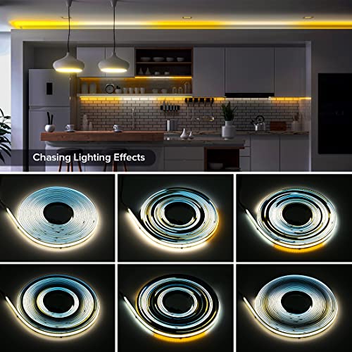 Tira LED direccionable BTF-LIGHTING FCOB 16.4FT 24V multicolor miniatura 4