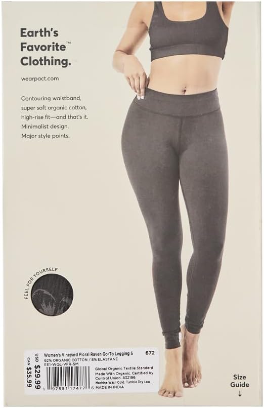 Pact Women's Organic Cotton Go-to Legging - Image 3