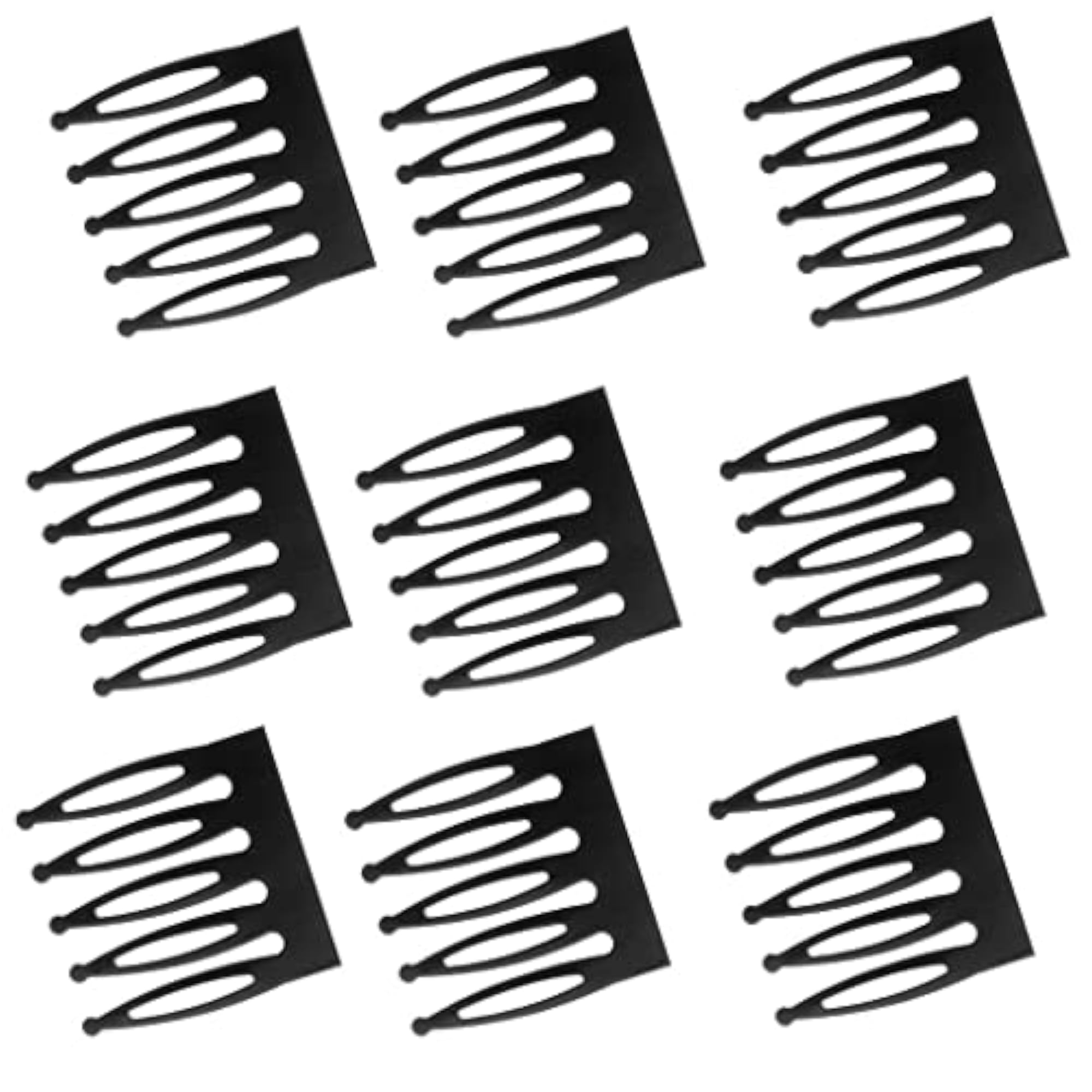 100pcs Mini Metal Teeth Hair Comb Clips for Girls, DIY Accessories