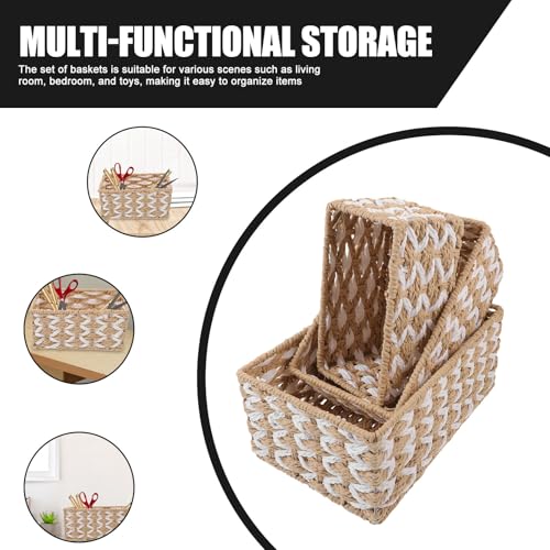 Panier de rangement en corde pour optimiser les petits espaces - 8