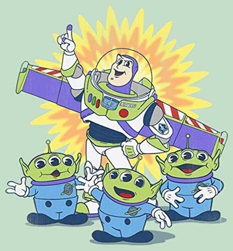 Image of Girl's Toy Story Buzz Lightyear and Aliens T-Shirt