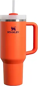 STANLEY Quencher H2.0 Tumbler with Handle and Straw 40 oz | Flowstate 3-Position Lid | Cup Holder Compatible for Travel | Insulated Stainless Steel Cup | BPA-Free | Tigerlily Plum