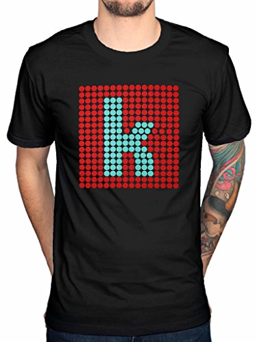 Image of Official The Killers K Glow T-Shirt Hot Fuss Day and Age Sam's Town The Reaper Black