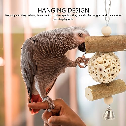 Mbeysaq Brinquedo de mastigar sola de planta papagaio para pássaros e hamster – brinquedos de mastig