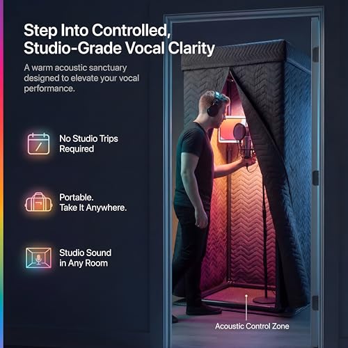 Professional Vocal Booth Isolation Shield