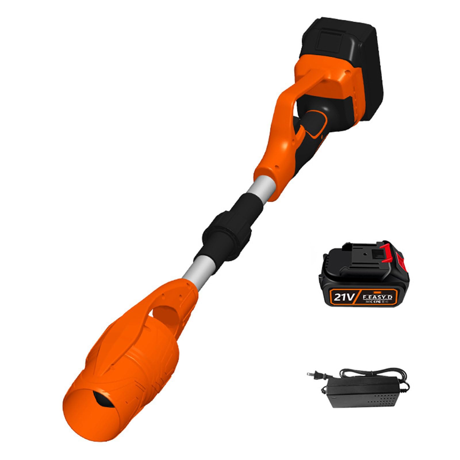 Souffleur de feuilles sans fil pliable et amovible avec sa batterie 21V puissante