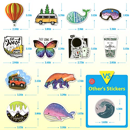 300 Pcs Stickers Pack (50-850Pcs/Pack), Colorful Vsco Waterproof Stickers, Cute Aesthetic Stickers. Laptop, Water Bottle, Phone, Skateboard Stickers For Teens Girls Kids, Vinyl Sticker. #TOP1