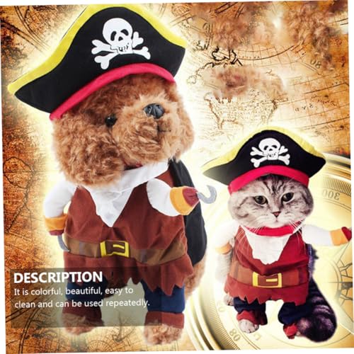 Disfraz Pirata para Perros Tamaño S miniatura 4