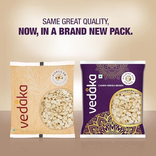Image of Amazon Brand - Vedaka Broken Cashews | 500 g | Kaju Nuts | Gluten-Free & Plant Based Protein | Hygienically packed