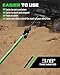 DAYDOOR Winch Rope Extension, 3/8'' x 92ft Synthetic Winch Extension Rope, 26,500 Lbs Winch Extension Line for Off Road Vehicle ATV UTV SUV Jeep(Green)