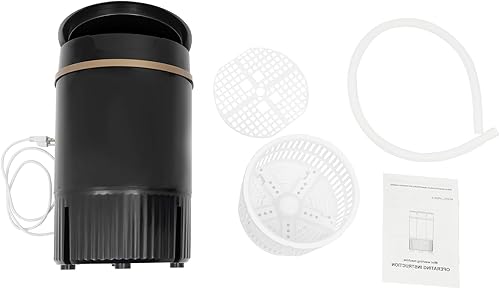 Miniatura 9 de Mini lavadora compacta - Lavadora pequeña semiautomática portátil de una sola tina para apartamentos, dormitorios, viajes, RV, IPX4 (negro)