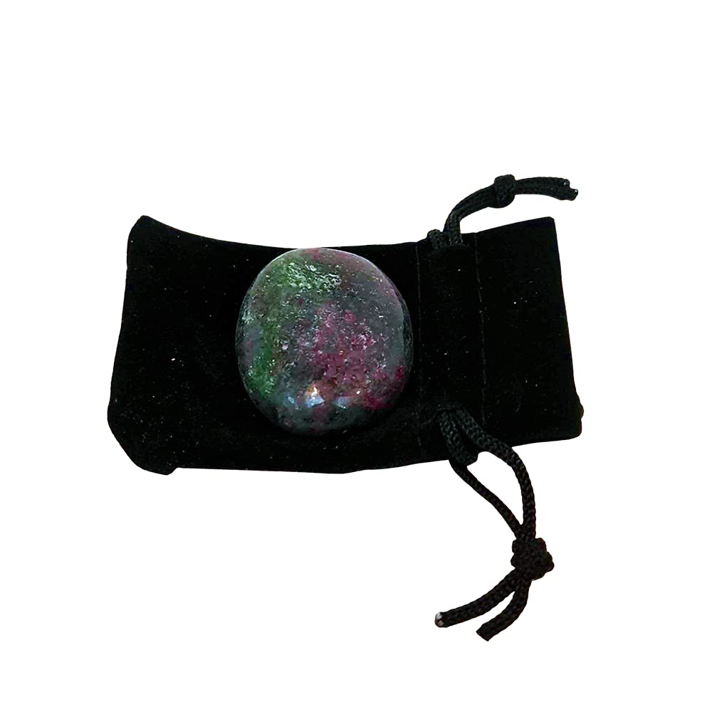 VIE Naturals Worry Thumb Stone, Ruby Zoisite, One