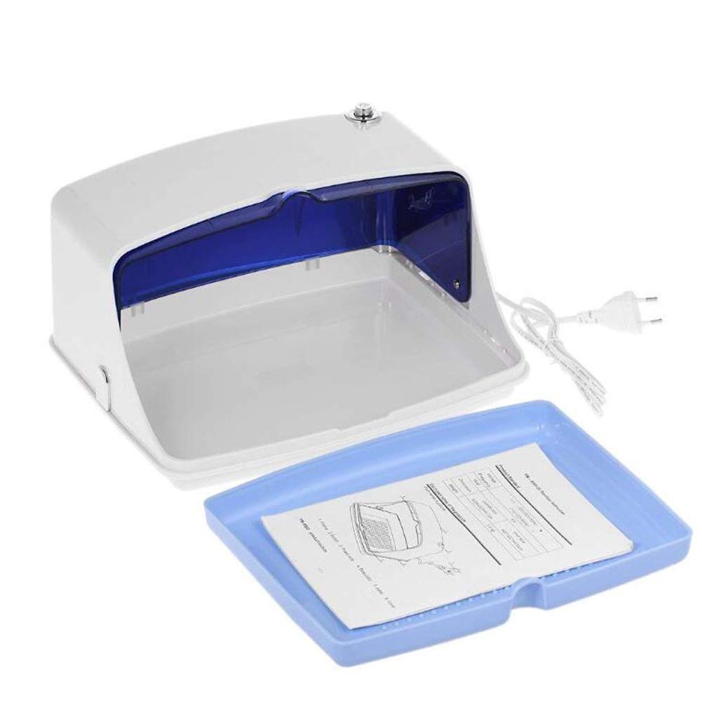 5W Esterilizador UV Profesional 220V pequeño salón de Belleza manicura Herramienta desinfección Caja, White