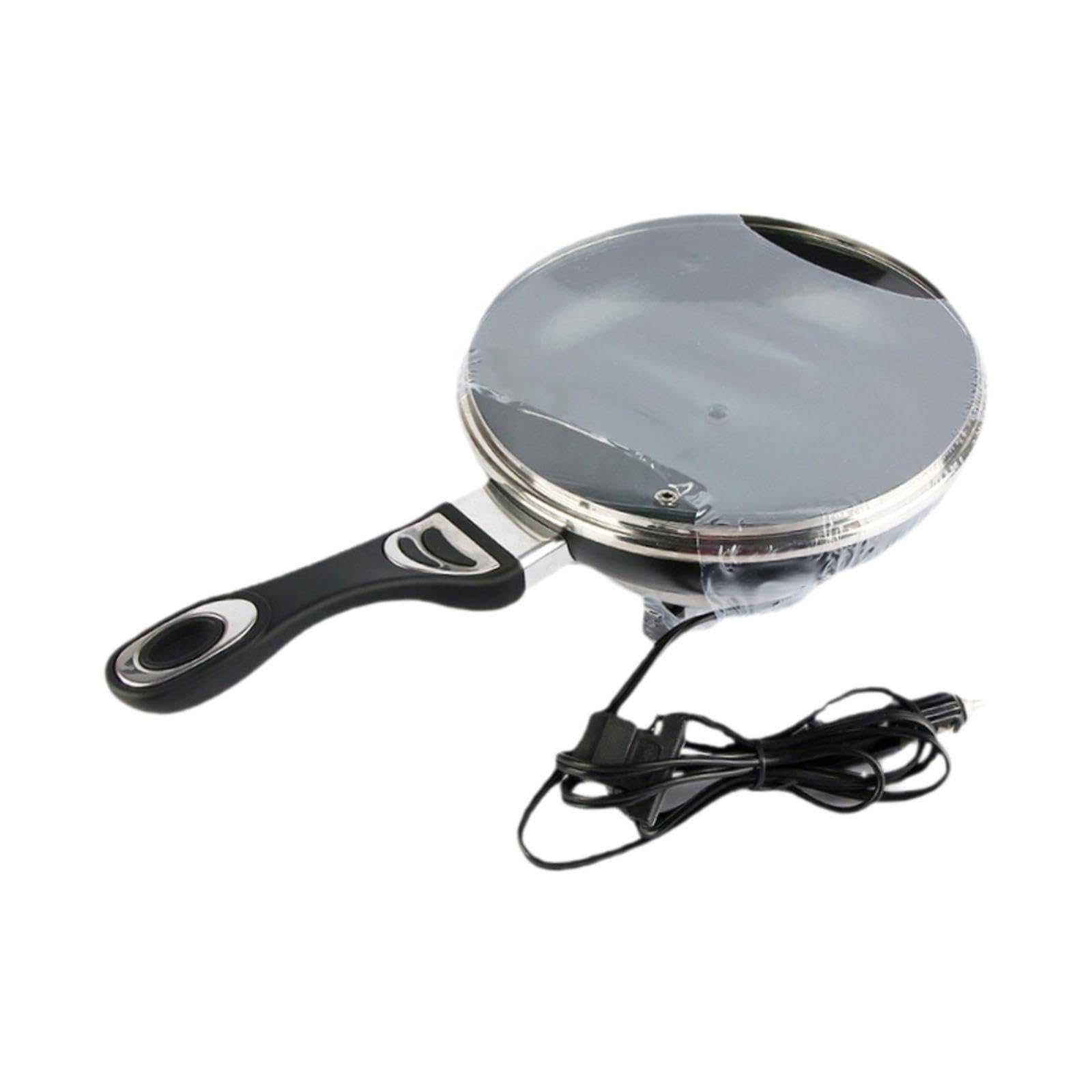 Sartén eléctrica multiusos para coche, picnic, viajes, 12 V, 150 W, 17 x 21 x 10 cm