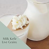 Vista 4 de Granos de kéfir de leche Live Scoby Bulgaros - Cultivos iniciadores probióticos activos frescos y vivos